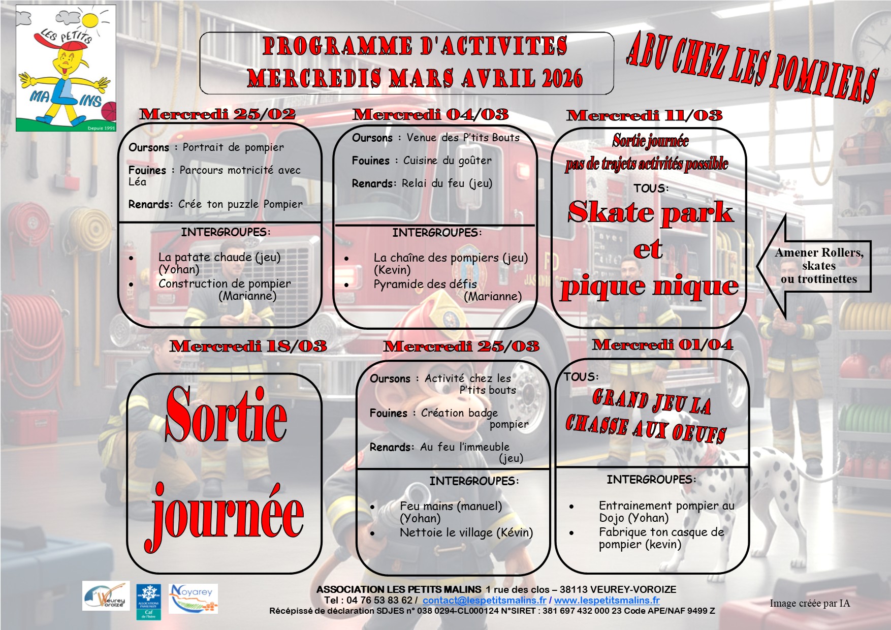 mercredis Mars Avril 2026